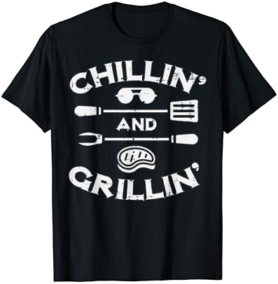 Bbq Chillin And Grillin Barbecue PitMen Women Kids T-Shirt