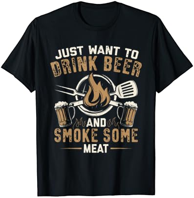 Funny BBQ Grill Chef Grilling Master Barbecue Lover BBQ T-Shirt