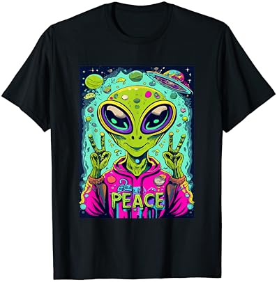 Retro Alien Lover Shirt UFO Shirt Abduction Team Alien T-Shirt